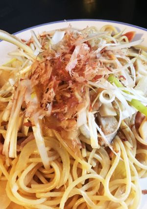 簡単！和風ねぎパスタ-レシピのメイン写真