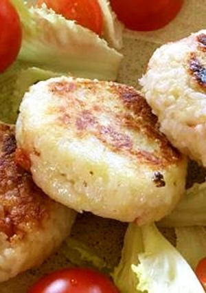 冷ご飯とジャガイモのおやき★ベーコン入り-レシピのメイン写真