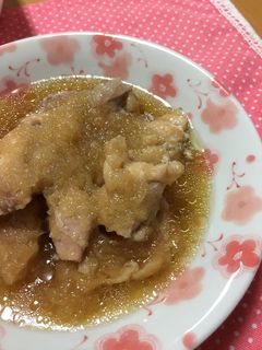 簡単!鶏もも肉のみぞれ煮-レシピのメイン写真