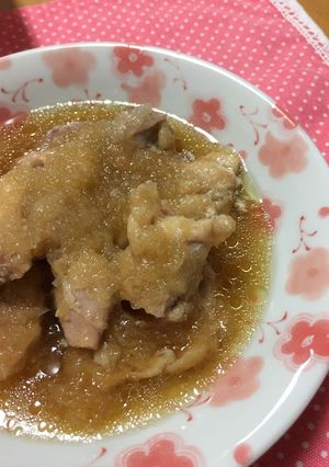 簡単！鶏もも肉のみぞれ煮-レシピのメイン写真