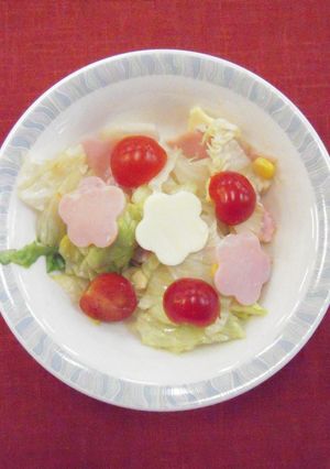 お花のサラダ☆宇都宮市保健センター-レシピのメイン写真
