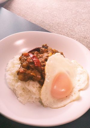 野菜たっぷり!ルーで作る挽肉キーマカレー-レシピのメイン写真