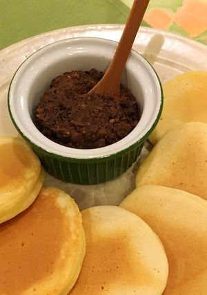 簡単バレンタイン！黒豆チョコあんディップ-レシピのメイン写真