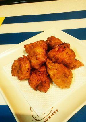 冷食を再現♪レモンとバジルの鶏の唐揚げ♡-レシピのメイン写真