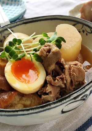 豚肉に負けない♡簡単とろ〜り油麩大根煮-レシピのメイン写真