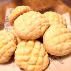 รูปของ まるでメロンパン！なクッキー！混ぜるだけ
