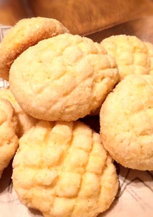 まるでメロンパン！なクッキー！混ぜるだけ-レシピのメイン写真