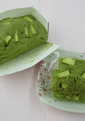 【京田辺発】豆腐の抹茶蒸しケーキ-レシピのメイン写真