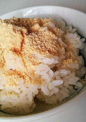 甘いふりかけ☆きな粉ご飯!!-レシピのメイン写真