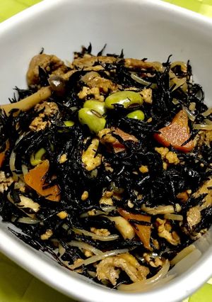 基本和食!ヒジキの煮物 ちょいアレンジ-レシピのメイン写真
