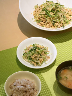 豆苗ともやしのチャンプルー-レシピのメイン写真
