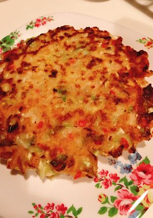 たこ焼き粉で♪簡単お好み焼き♪-レシピのメイン写真