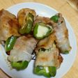 ピーマンのチーズ詰め肉巻き