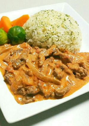 牛すね肉のビーフストロガノフ-レシピのメイン写真