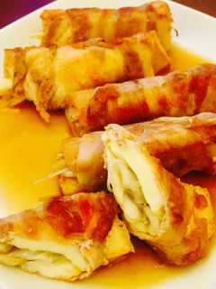 簡単・満足 ♪挟み厚揚げの豚肉巻き♪-レシピのメイン写真