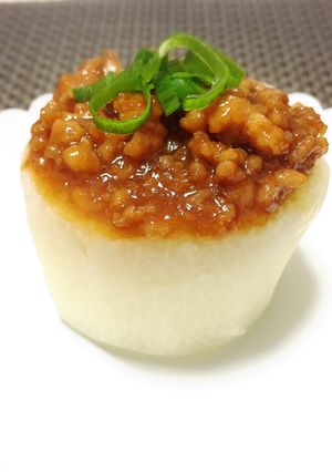 簡単♡基本のふろふき大根肉味噌乗せ-レシピのメイン写真
