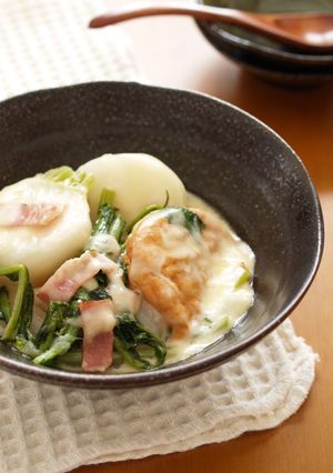 魚河岸あげとかぶのチーズ煮-レシピのメイン写真