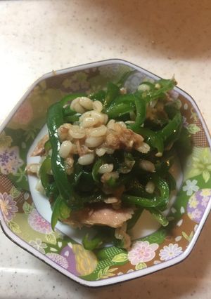 もち麦とピイマンのツナ和物-レシピのメイン写真