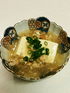 寒い夜に‼カニ缶で簡単豪華な豆腐あんかけ-レシピのメイン写真