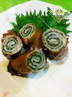 お弁当に豚肉のしそ巻き-レシピのメイン写真