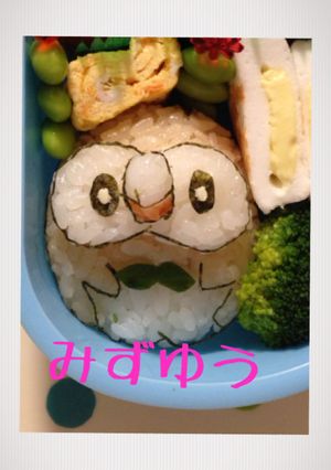 キャラ弁 ポケモン モクロー-レシピのメイン写真