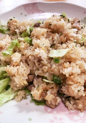 コストコ ジャーマンポークステーキ炒飯-レシピのメイン写真
