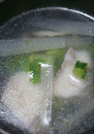 鱈と独活の中華風スープ-レシピのメイン写真
