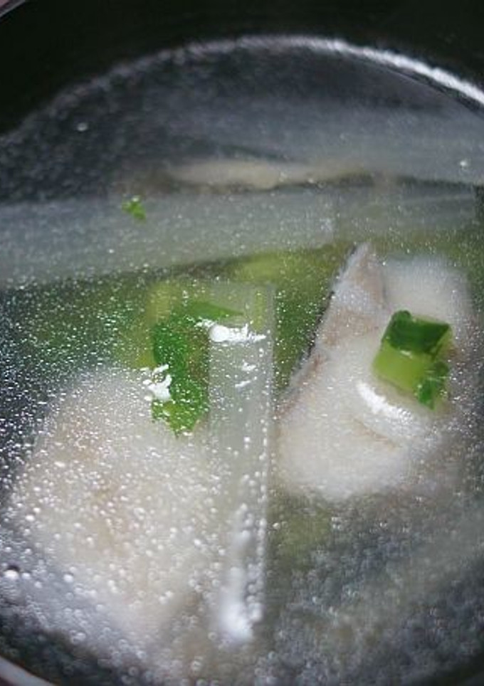 鱈と独活の中華風スープ-レシピのメイン写真