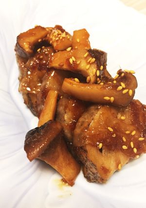 豚巻き蓮根の生姜焼き-レシピのメイン写真
