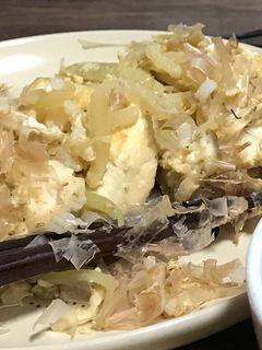 大根の皮で!豆腐チャンプルー-レシピのメイン写真