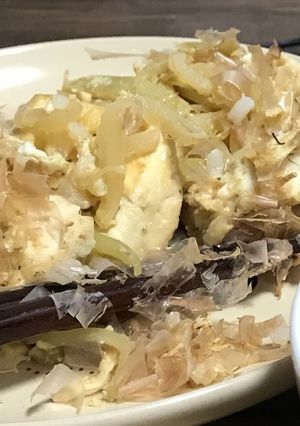 大根の皮で！豆腐チャンプルー-レシピのメイン写真