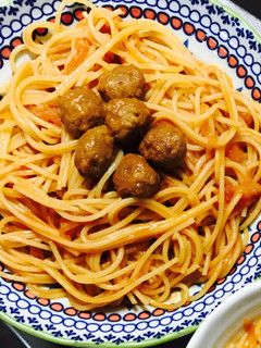ミートボールパスタ-レシピのメイン写真