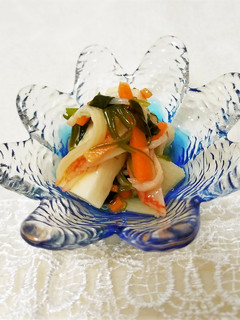長芋とめかぶのシャキシャキ酢の物♪-レシピのメイン写真