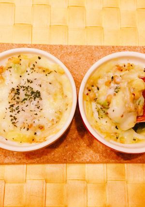 **簡単!!アボカド納豆のチーズ焼き**-レシピのメイン写真