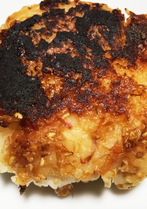 今日の味噌焼きおにぎり かつお節入り-レシピのメイン写真