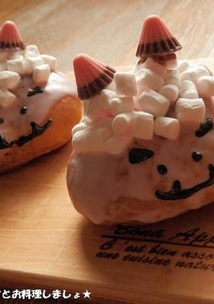 節分にぴったり★簡単オニのシュークリーム-レシピのメイン写真