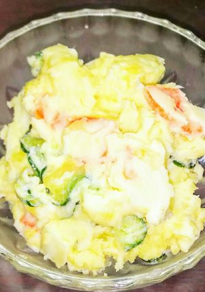 お酢と砂糖で♪簡単ポテトサラダ-レシピのメイン写真