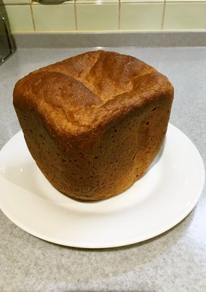 HBライ麦＆全粒粉50％黒糖ミルク食パン-レシピのメイン写真