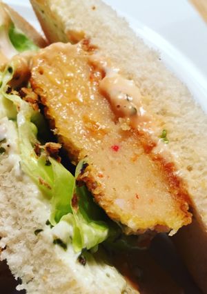 ハンペン不要！絶品海老カツバーガー☆-レシピのメイン写真