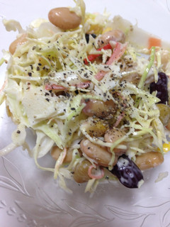キャベツと蒸し大豆のサラダ☆-レシピのメイン写真