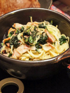 ほうれん草とベーコンのクリームパスタ-レシピのメイン写真
