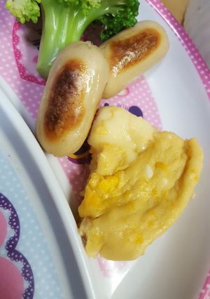 朝御飯に時短なレンチンたまご(笑)-レシピのメイン写真