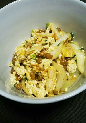 納豆キムチ豆腐-レシピのメイン写真