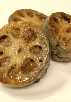 れんこんのはさみ焼き 子ども味-レシピのメイン写真