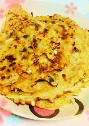 えのきと玉ねぎと青ネギのチヂミ-レシピのメイン写真