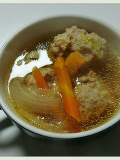 温まる~豚挽き肉団子スープ-レシピのメイン写真