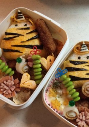 鬼ぎりキャラ弁-レシピのメイン写真