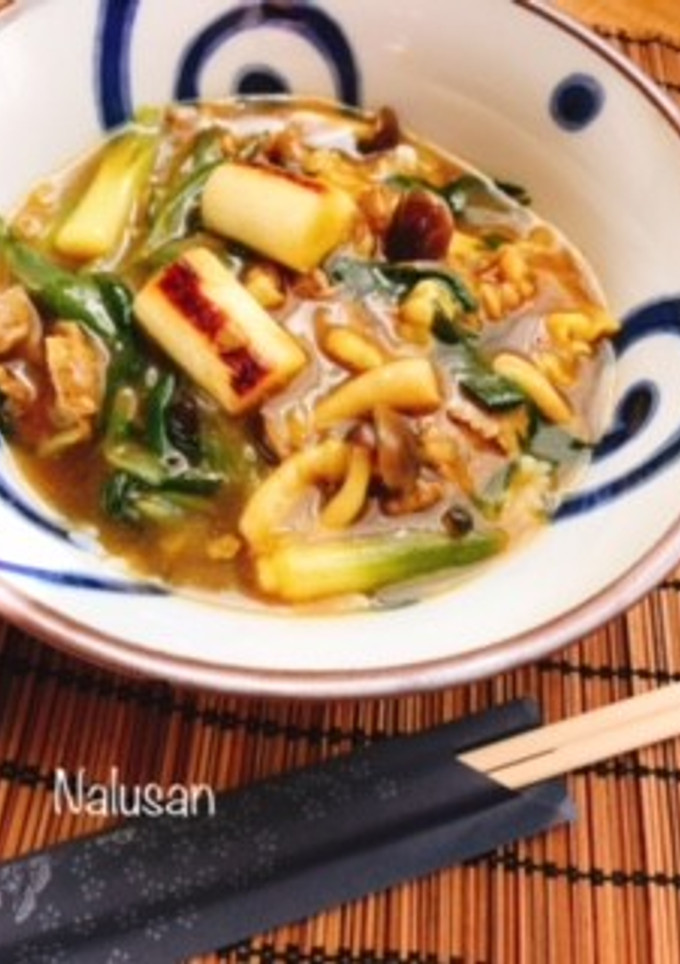 蕎麦だしで作る和風カレー丼-レシピのメイン写真