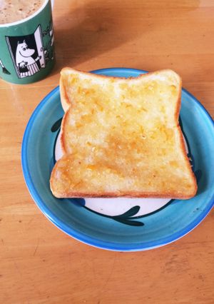 ジャムバタートースト!簡単!朝食!-レシピのメイン写真