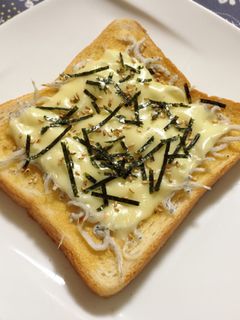 柚子胡椒マヨ醤油*しらすチーズトースト-レシピのメイン写真